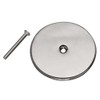 OATEY 42783 Flange Cover Plate, 6 In Dia, Stainless steel,