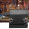 Portable, robust cast iron anvil, sturdy workbench for smoothing or