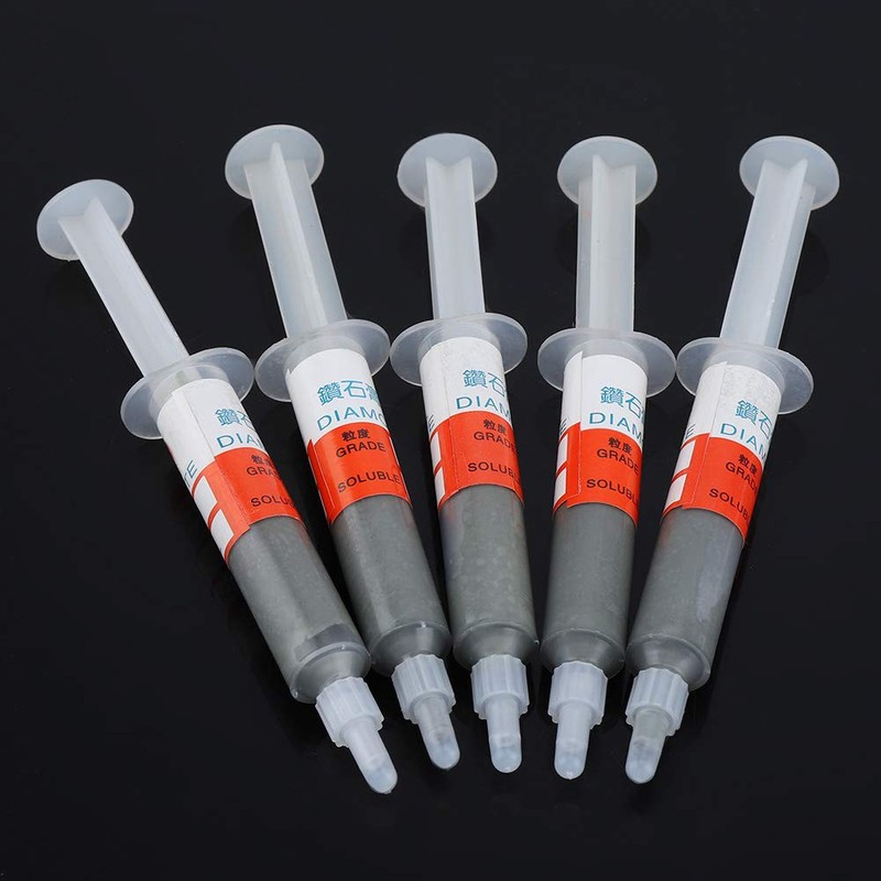 Akozon Diamond Grinding Paste 5 Pieces/Set Diamond Lapping Paste Polishing