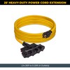 Firman Power Cord with Storage Strap, 10AWG with Circuit Breaker,
