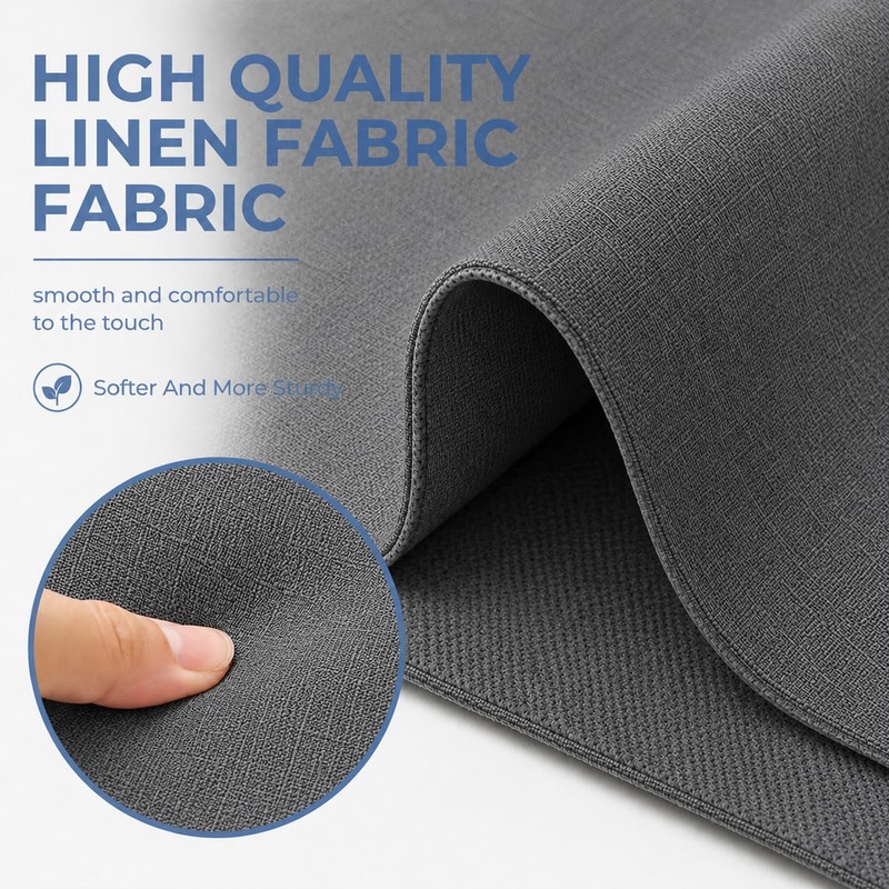 2PCS Daybed Bolster Wedge Back Pillow Covers for Twin Size