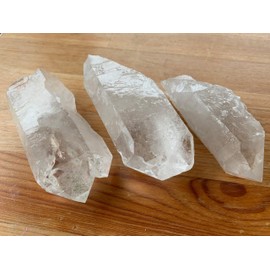 GAF TREASURES Clear Quartz Point, Natural Clear Quartz Point, Clear Quartz Point Healing Crystals (8-10 oz)