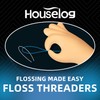 Houselog Dental Floss Threader, Deep Clean Floss for Braces, Bridges,
