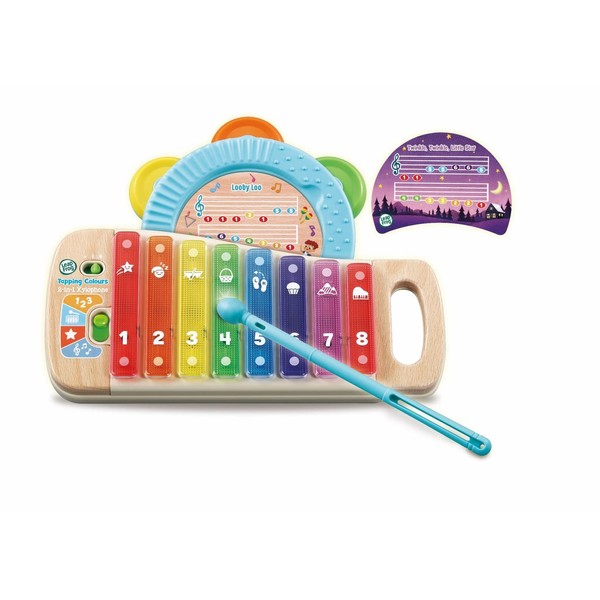 LeapFrog Tapping Colours 2-in-1 Xylophone | Developmental Kids Musical Toy Instrument | Suitable for Ages 18+ Months