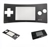 XBERSTAR Gameboy Micro GBM Controller Replacement Faceplate Cover (Black)