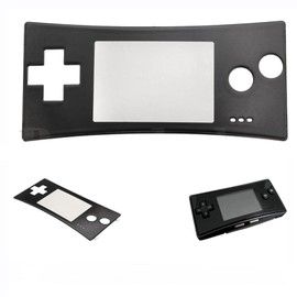 XBERSTAR Gameboy Micro GBM Controller Replacement Faceplate Cover (Black)