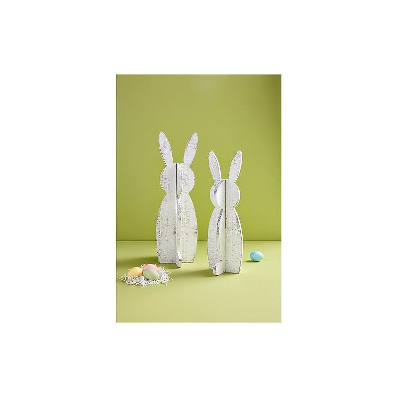 Mud Pie Bunny Stand Sitter, Large; 22" x 9.64"