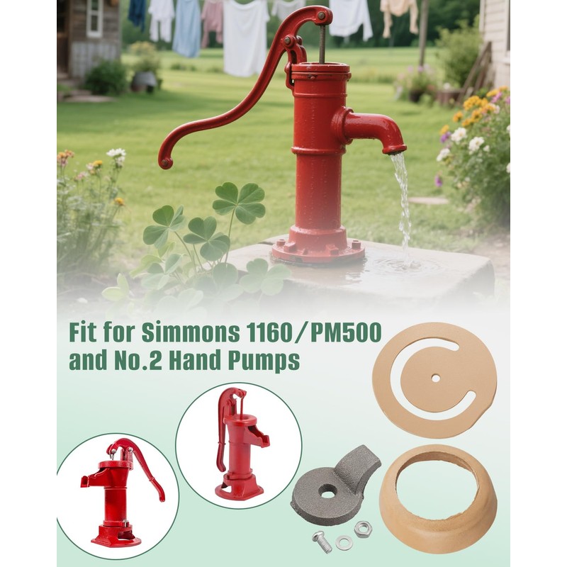 Pitcher Pump Repair Kit and Well Parts Set Fit for