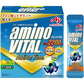 Ajinomoto Amino Vital Active Fine Grapefruit Flavor 30 Packets Amino Acid Supplement for Conditioning, 90 Pieces, 3.3g / 아지노모토 아미노바이탈 액티브파인 자몽맛 30포입 아미노산보충제 컨디셔닝용, 90개, 3.3g