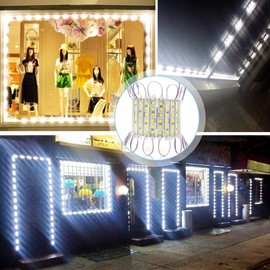 EAGWELL Storefront Lights 40 FT 80 Pieces Store Window LED Lights 4 Sets 5054 SMD LED Light Module Storefront Window Strip Light for Business Store Light Advertising Signs