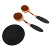 2pcs Sunscreen Applicator Brush Soft Fiber Hair Sunscreen Brush with