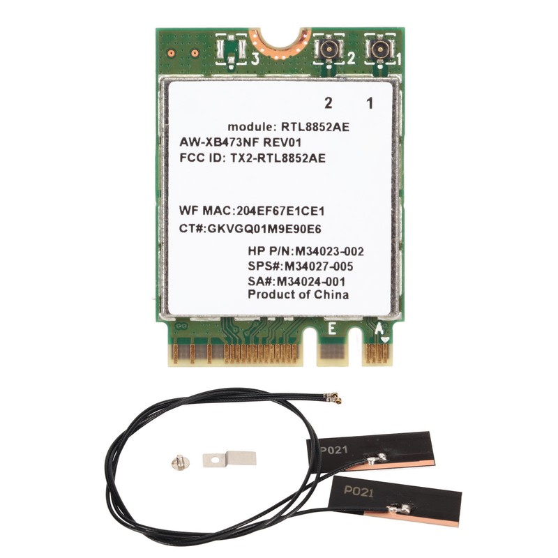 WiFi6 Wireless Card 574Mbps 2.4G 1200Mbps 5Ghz BT5.2 M.2 AC
