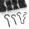 115 Pcs Metal Small Screw-in Hooks - Ceiling, Cup, Hanging