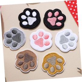 Operitacx 7 Pcs Cute Dog Embroidery Patch Pet Paw Print Jackets Custom Costume Cartoon Patches for Jeans Alphabet Stickers Dog Decor Tags DIY Patches for Clothes Dog Patch Polyester