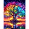 Diamond Painting Beautiful Life Tree Reflection in Water Moon by