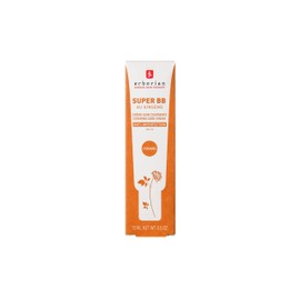 Erborian Super BB - Tinted Day Cream, Nourishes the Face and Helps Against Impurities - Korean Face Care with Ginseng and Niacinamide - Nourishing BB Cream, High Coverage - Caramel - 15 ml
