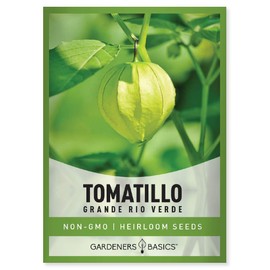 Gardeners Basics, Tomatillo Grande Rio Verde Seeds for Planting Heirloom Non-GMO Seeds for Home Garden Vegetables Makes a Great Gift for Gardening