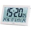 infactory Wall clock: XL Radio Controlled Clock with Double Alarm