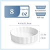 LOVECASA Porcelain Ramekins 8 Oz Oven Safe Set of 6