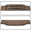 6 String Rosewood Acoustic Guitar Bridge Saddle Nut Pins Set