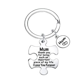 Nfyxcaz Mum Keychain To My Mummy Gifts Mum Gifts for Christmas Birthday Mother's Day Gifts from Daughter Son Gifts for Mum (Mum Keyring)