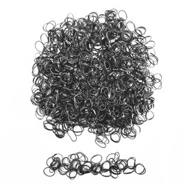 MANJIAMEI 1000 Pcs Small Hair Rubber Bands, Women Mini Hair Elastics Hair Bands, Kids Elastic Bands Hair Ties for Braids Hair Bobbles for Toddler Girls Lady Wedding Hairstyle (C)