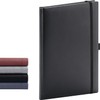 NOTIQUE Dotted Hardback Notebook, Notebook, Journal, Diary with Elastic Band