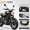 Alopee 4-Pack Sequential LED Motorcycle Turn Signals 12V Flowing IP67