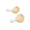 Seashell Statement Earrings for Women, Sea Shell Earrings for Girls,