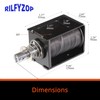 Rilfyzop Industrial Grade Open Frame Actuator Linear Miniature Push-Pull Rectangular