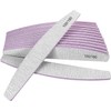 15 PCS Professional Nail Files 100/180 Grit, Double-Sided Emery Board