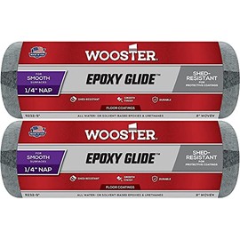 Wooster Brush R232-9 Epoxy Glide Roller Cover, 1/4-Inch Nap, 9-Inch, 2 PACK
