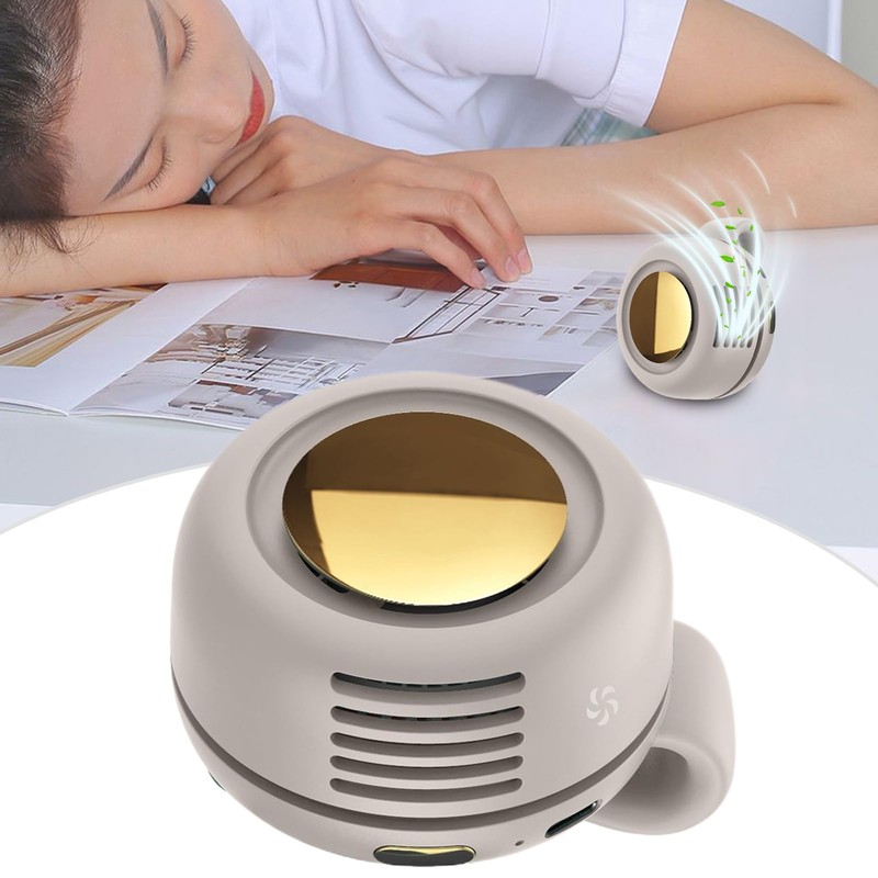 Clip On Fan,Tiny USB Charging Personal Cooler - Powerful Silent