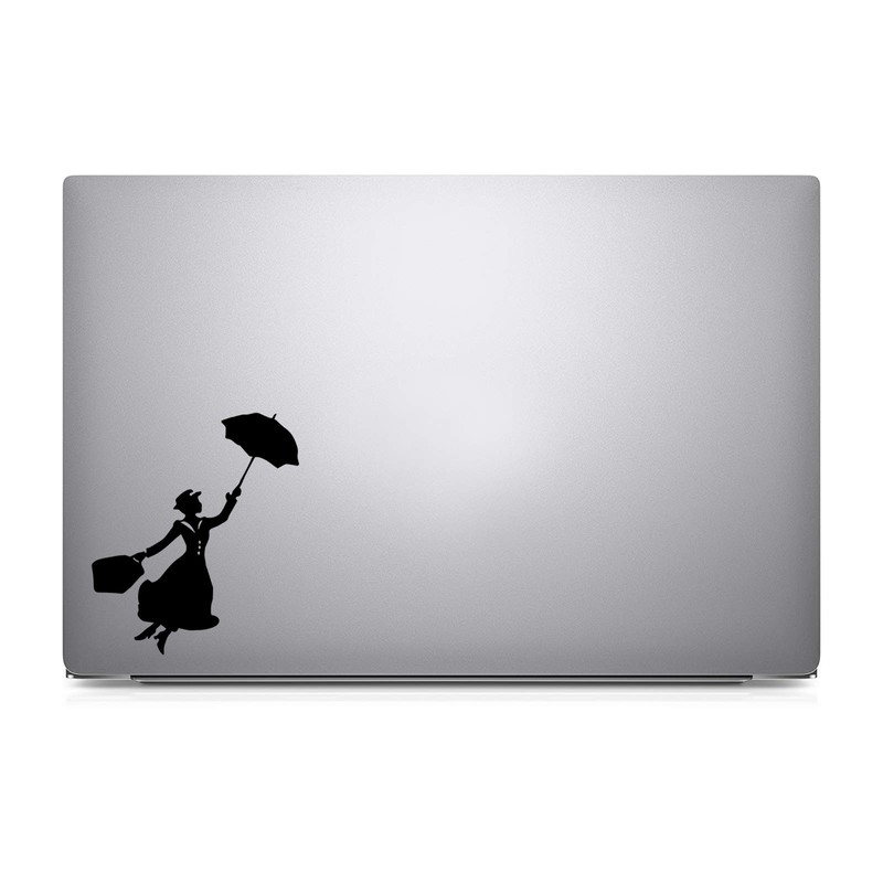 Bargain Max Decals Poppins Silhouette Decal Notebook Car Laptop 5.5"