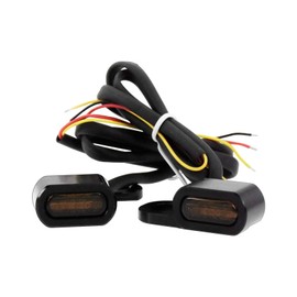 HDBUBALUS Turn Signal Light LED Indicator Blinker Running Light Fit for Harley 09-17 Touring Road King Electra Glide Road Glide 15-20 Softail 1 Pair