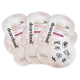 dearcloud Clearly Coquette Hydrocolloid Blemish Patches – Pimple Patches for Face, Blemish Support – Korean Skincare – Clearly Coquette (36 Count)