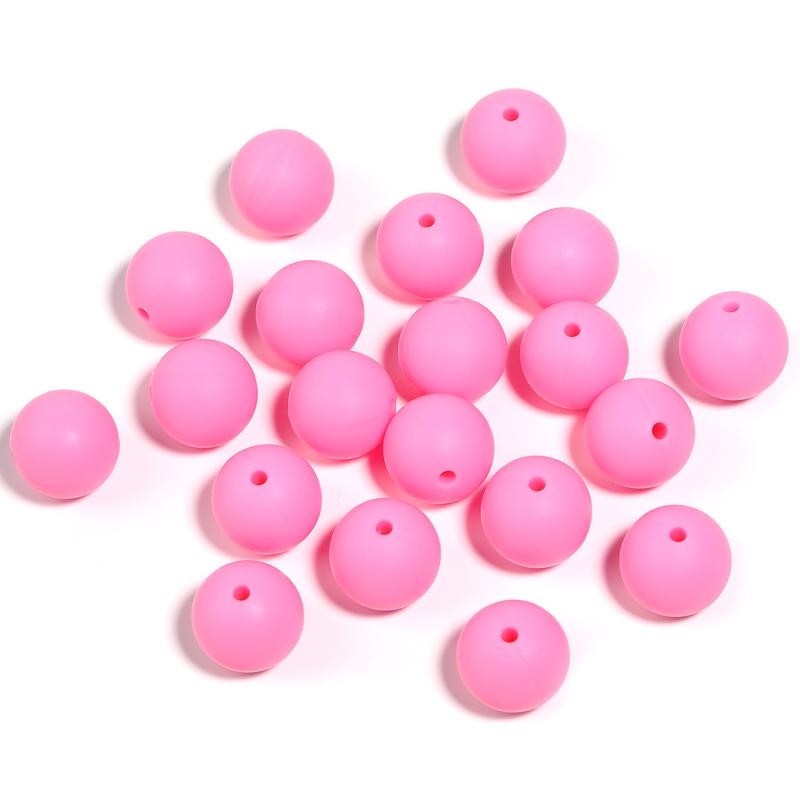 【B170】 Beads for DIY Projects: 15mm Round, Mixed Color, 30Qty