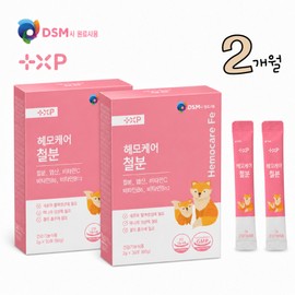 Delicious and highly absorbable Lipoper iron, Hemocare iron for children and adults, 2 sets, 30 servings / 맛있고 흡수율 좋은 리포퍼 철분 아이부터 어른까지 헤모케어 철분, 2세트, 30회분