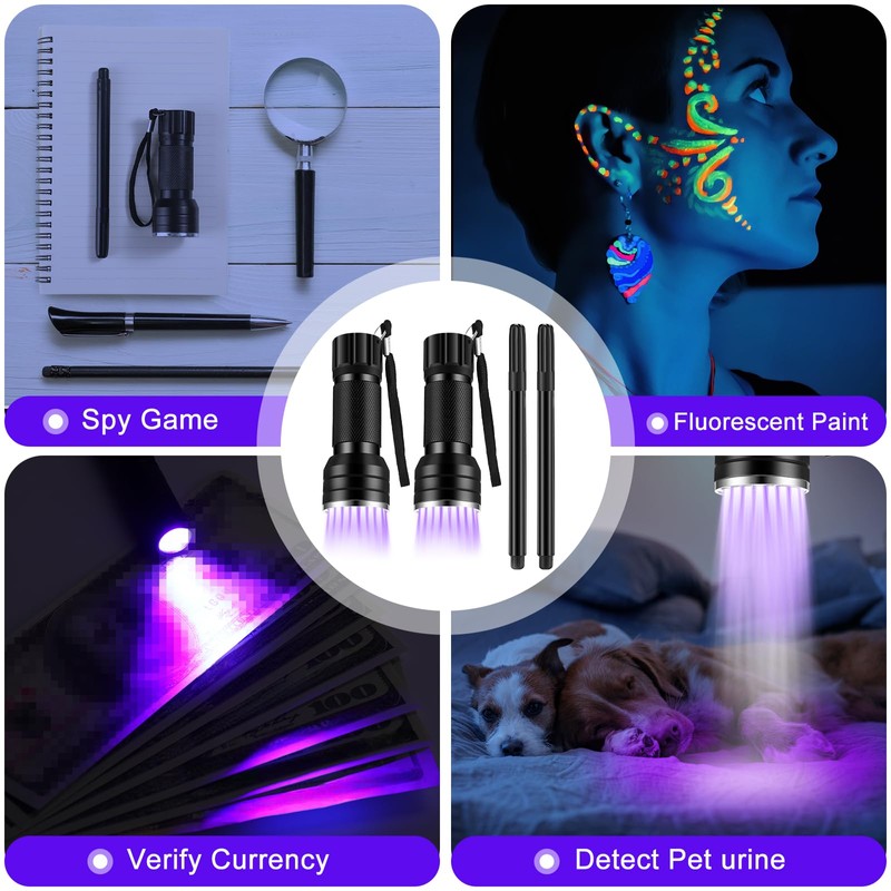 Tegeme 4 Invisible Ink Pen Set 2 Invisible Marker 2