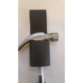 Black Strong Heavy Duty BBI Leather Hammer Holder Scaffolders Work BBI Scaffolding Work Tool Belt