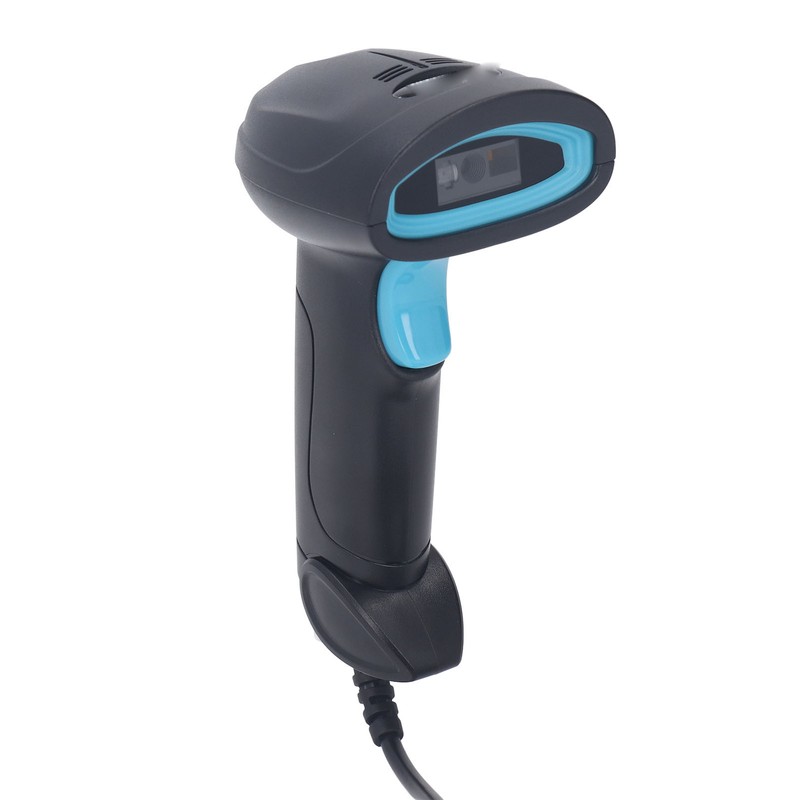 Wired Barcode Scanner High Accuracy Quick Response Smart Voice QR