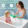 Aqqwxyq Bathtub Splash Guard, Silicone Tub Splash Guard with Hand