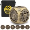 DND Fingertip Spinner Dice, 7-in-1 Metal Dice Set with 3D