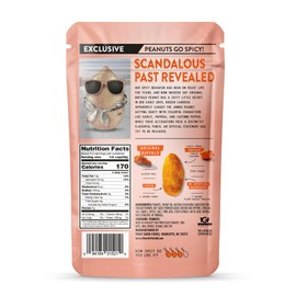 Henrietta Said Wing-Flavored Peanuts - Truly Good Foods Snacking Nuts - Bold Flavors - Savory & Spicy - Jumbo Flavored Peanuts - Protein Packed Vegan Snack - 4 (5-oz) Packs - Original Buffalo