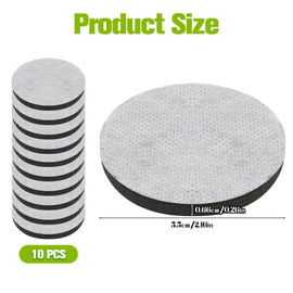 10 Pack Micro Water Filter Discs for Brita Fill and Go Water Filters Bottles Carafes, NSF42 Certified Mini Water Filter Disc Replacement for Reducing Chlorine, Microparticles and Other Impurities