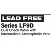 Watts 88006822 1/2 LF9D 1/2 Inch Forged Brass Dual Check