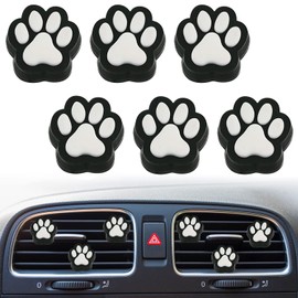 6 Pcs Dog Paw Air Vent Clips, Cute Dog Cat Print Car Air Fresheners Vent Clips Funny Car Decoration Car Interior Decor Car Accessories for Women Men