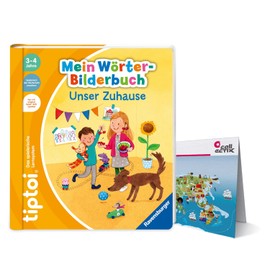 Ravensburger tiptoi® Book My Animals Word Book: Our Own + Children's World Map Countries, Continents