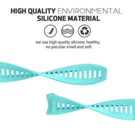 NotoCity for Garmin Instinct Band, Soft Silicone Replacement Watch Strap Compatible with Garmin Instinct 2/ Solar/Tactical(mint green)