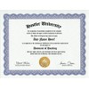 Hustler Hustling Degree: Custom Gag Diploma Doctorate Certificate (Funny Customized Joke Gift - Novelty Item)